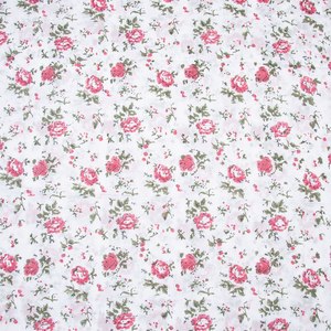 Traditional Cotton Indian Kantha Quilt Set Hand Printed and Stitched White Bedcover for Winter Seasonal Comfort - Product Image 2