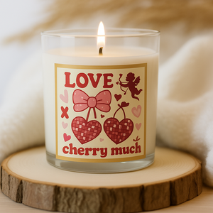 Bougies parfumées personnalisées en cire de soja pour la Saint-Valentin, pot de 7oz, design romantique, décoration de fête de mariage, cadeau de Noël Diwali luxueux - Product Image 5