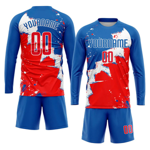 Ensemble de maillots de football personnalisés de haute qualité, sublimés, à séchage rapide, vert, avec impression de logo personnalisée, pour équipes de football adultes, OEM - Product Image 2