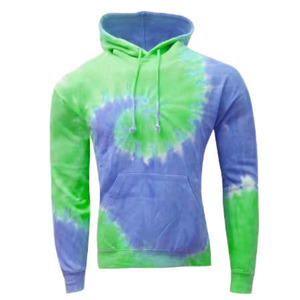 Sweat-shirt à capuche tie-dye élégant pour homme, confortable, à manches longues, avec tissu de qualité supérieure, poche kangourou avant et ourlet côtelé - Product Image 2