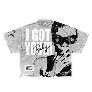 Camisetas de Manga Corta Tejidas en Color Sólido para Hombre, Diseño de Última Moda, 100% Algodón, Transpirables, de Secado Rápido, con Logotipo Personalizado, Novedad para Adultos - Product Image 3