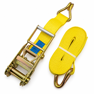 ผู้ผลิตสายรัดสินค้าแบบรัดตัว (Ratchet Cargo Strap) โพลีเอสเตอร์ สำหรับงานหนัก 75 มม. รับน้ำหนักได้ 8000 กก. สำหรับการยึดตรึงสินค้า  รับผลิตตามแบบ OEM จากโรงงาน - Product Image 5