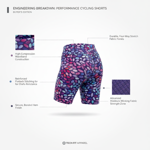 Shorts imprimés taille haute élégants pour femmes, vente en gros, compressifs, extensibles, pour l'entraînement, la course, respirants, personnalisables - Product Image 2