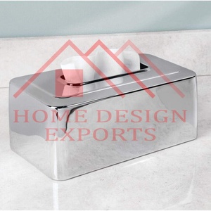 Caja de pañuelos de almacenamiento de baño de último diseño para decoración del hogar superventas caja de pañuelos de forma Rectangular cubierta para Baño - Product Image 3