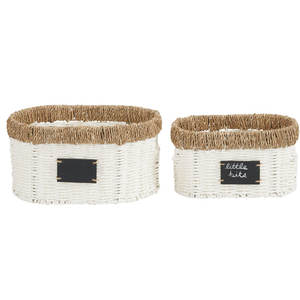 ตะกร้าหวายสานสำหรับตกแต่งบ้าน - Product Image 2