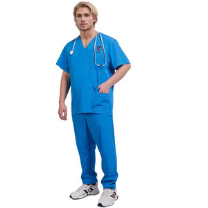 Conjunto de Uniformes Médicos Solid Trader Superior Comfort, Resistentes al Olor, Transpirables, para Personal de Salud, Uniformes de Hospital - Product Image 1