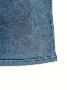 เสื้อยืดโอเวอร์ไซส์พรีเมียมเนื้อหนา ล้างสีแบบแอซิดวอช สไตล์วินเทจเรโทร รับสกรีนโลโก้ เสื้อยืดคอตตอนผู้ชาย ล้างสีแบบแอซิดวอช - Product Image 3