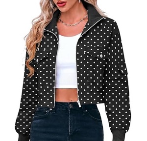Genuine <b>Leather</b> <b>Jacket</b> <b>For</b> Ladies Cow Suede Winter Motorcycle <b>Jackets</b> High Quality Custom Design Canvas Printed - Product Image 5