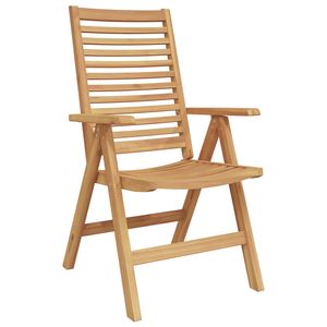 Juego de 8 Sillas de Jardín de Madera de Teca Sólida, 52 x 64.5 x 108 cm, Color Marrón - Product Image 1