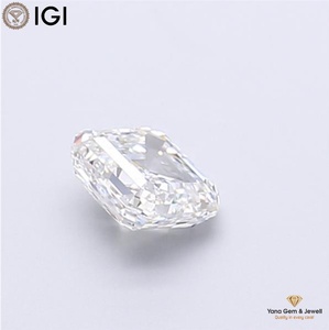Diamant de laboratoire CVD 1,00 carat, couleur E, clarté VVS1, taille Asscher, avec certificat IGI pour pendentif solitaire classique - Product Image 3