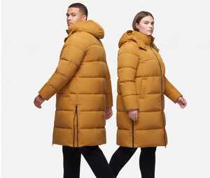 Veste longue matelassée grande taille à capuche, manches longues, chaude et épaisse pour l'hiver, en duvet, pour femmes et hommes - Product Image 3