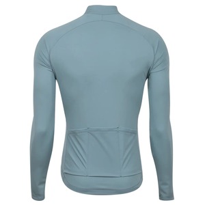 Maillot de cyclisme à manches longues pour homme WOSAWE, respirant, séchage rapide, coupe ajustée, 100% polyester, impression sérigraphique, 220g, équipe personnalisée - Product Image 3