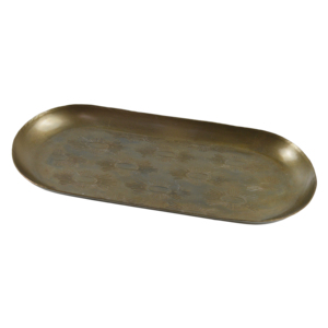 Plateau de service moderne vintage en laiton personnalisable, plateau décoratif en métal pour table à manger, maison, hôtel, fête, plusieurs tailles disponibles - Product Image 2