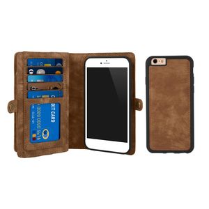 Custodia a Portafoglio 2 in 1 Magnetica in Pelle per iPhone 8 con 13 Scomparti per Carte e Tasca Porta Soldi con Cerniera Staccabile - Product Image 4