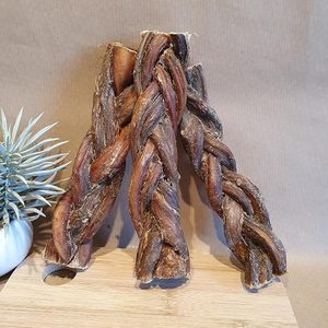 Bâtons à mâcher tressés pour chiens, en pénis de buffle naturel séché en usine, écologiques, faits à la main, type os, haute qualité, prix de gros - Product Image 2