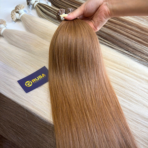 ผมต่อแบบปลายแบน Rusa Hair เวียดนามแท้ เกรดเวอร์จิ้น  แบบเย็บสองชั้น  ดับเบิ้ลดรอว์น  สีน้ำตาลธรรมชาติ 100 กรัม ฮานอย - Product Image 6