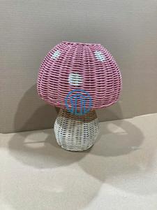 Premium Handmade Mushroom Rattan Lamp Wicker Night <b>Light</b> for Kids Bedroom <b>Nursery</b> Decoration Decoration Wholesale OEM ODM - Product Image 4