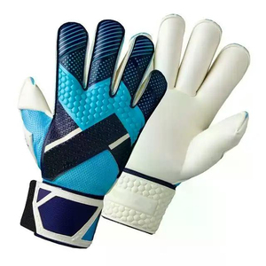 Advanced Professional Soccer Goalkeeper Gloves Thickened Latex Finger Save Anti Slip Wear Resistant Match Gloves OEM - Product Image 4