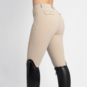 High Quality 4-way Stretch Horse Riding Breeches <b>Leggings</b> Tights <b>Equestrian</b> Wear Pants on Technical Fabric with Soft Feel - Product Image 3
