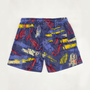 Shorts de basket-ball unisexes personnalisés en maille 100% polyester entièrement sublimés, shorts en maille double couche avec poches - Product Image 2