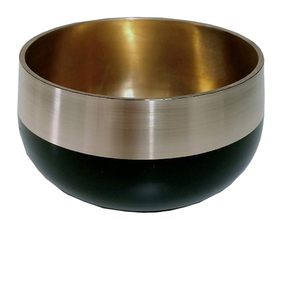 Bol à riz moyen en bronze Kansa fait main, idéal pour servir des Biryani, des Ramen, des nouilles, des macaronis, des spaghettis et des pâtes sur la table. - Product Image 3