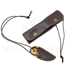 Ensemble de couverts de camping viking forgés à la main, ustensiles de cuisine médiévaux pour bushcraft, équipement de cuisine extérieur fait main avec étui de transport en cuir - Product Image 6