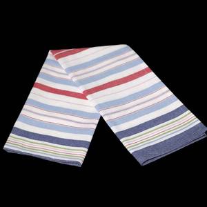 Ensembles de serviettes de cuisine luxueuses, motifs rayés teints en fil, séchage rapide et absorbant, échantillon gratuit disponible - Product Image 3