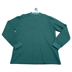 Custom Oversized Long Sleeve <b>T</b> <b>Shirt</b> Heavyweight Cotton Crew Neck Casual Streetwear Fashion Top Men - Product Image 3
