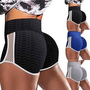 Wholesale Sexy Yoga <b>Booty</b> Shorts with Pockets Women's High Waist Butt Lift Biker Shorts Cycling Running Sports Women's Shorts - Product Image 5