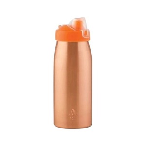 White Leaves Print <b>Copper</b> Water <b>Bottle</b> Handmade Designer Leakproof Ayurvedic <b>Drinking</b> <b>Bottle</b> for Home Office Travel and Gifting - Product Image 2