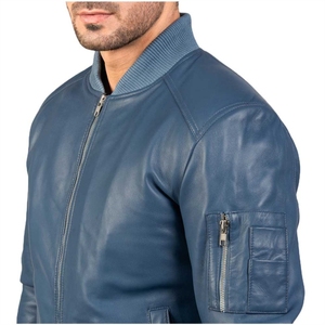 Compre Chaqueta para Hombre, Chaquetas de Cuero Vacuno de Alta Calidad, Chaquetas de Motociclista de Calidad Profesional para Verano e Invierno - Product Image 6