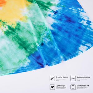 Wholesale Custom Fashion Stringer Tank Top For Men Training Fitness <b>Running</b> <b>Singlet</b> Casual Tops Sublimation Tie Dye Printing - Product Image 3