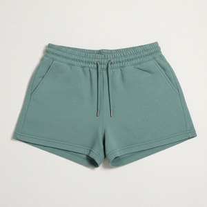 Pantalones Cortos de Felpa de Algodón para Mujer, Cintura Elástica Suave con Cordón, Ropa Casual para el Hogar, OEM, Personalizados, Venta al Por Mayor Directa de Fábrica - Product Image 4