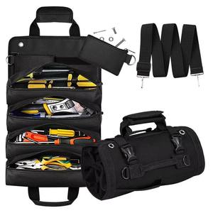 Heavy Duty Tool Bag With Multiple Pockets And Adjustable Straps For Electricians And Mechanics 2026 - Product Image 1