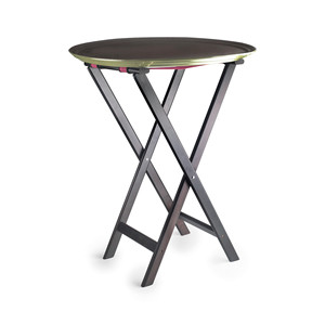 Supporto per vassoi Sylva in legno pieghevole con design a X per vassoi portaoggetti - Product Image 3