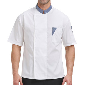 Veste de chef unisexe moderne avec matière respirante et coupe décontractée pour les équipes de restauration - Product Image 1