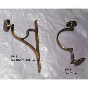 Offre Spéciale 2025 – Tringle à Rideaux en Alliage d'Aluminium avec Supports Doubles et Embouts Décoratifs au Design Élégant pour Fenêtres - Product Image 1