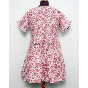 Best Selling Handmade Women's Summer Knee-Length Cotton Long Sleeve Button Loose Fitted Casual <b>Dress</b> for Holiday Resort Outfit - Product Image 6