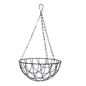 Classic Metal Hanging Flower <b>Basket</b> Hot Selling 2023 <b>for</b> Outdoor Window Decor <b>Plants</b> Flowers Pot Garden Home Yard Made in India - Product Image 4