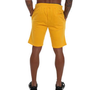 Shorts décontractés pour hommes de qualité supérieure, respirants, légers, en coton, avec taille élastique, pour l'été, la gym et le fitness, en vente - Product Image 3