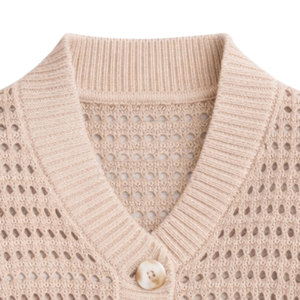 เสื้อคลุมคาร์ดิแกนผู้หญิง ผ้าเนื้อนุ่ม แขนยาว น้ำหนักเบา มีสไตล์ ใส่สบาย เข้ารูปพอดีตัว - Product Image 3