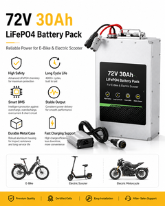 Batterie LiFePO4 72V 30Ah, sortie stable avec BMS intelligent, pour vélo électrique et scooter électrique - Product Image 4