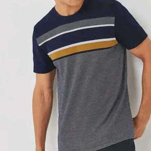 เสื้อยืดคอกลมทรงโอเวอร์ไซส์ผ้าฝ้ายทอ 100% แบบเรียบง่าย สไตล์สตรีทแฟชั่น ระบายอากาศได้ดี สำหรับผู้ชาย ขายส่ง OEM - Product Image 2