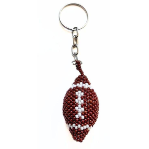 Llavero Bohemio Hecho a Mano con Cuentas Coloridas y Bordado para Bolsos, Carteras y Mochilas con Estilo, Técnica de Tejido con Patrón de Estrella - Product Image 4