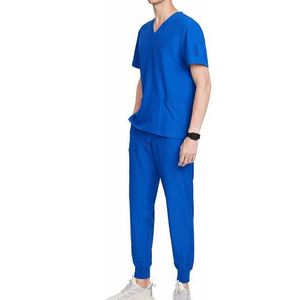 Summer Hot Sale Wholesale Custom Lightweight Breathable Soft Jogger Medical <b>Scrub</b> <b>Set</b> for Women Men Hospital Uniforms - Product Image 1