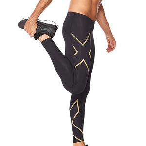 Leggings pour hommes en spandex/polyester respirant, à séchage rapide, élastiques, imprimés, personnalisables, taille entière, nouvelle arrivée, meilleure vente - Product Image 3