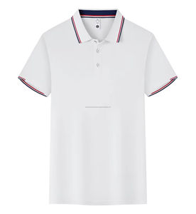 Hombres de calidad profesional de secado rápido para Polos Diseños personalizables y logotipo Patrón sólido bordado en tela de lona - Product Image 4