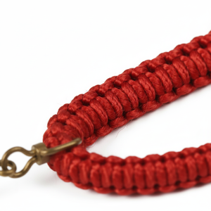 Cordón de Viscosa Rojo Ceremonial Personalizado de Gran Venta con Dos Nudos para Accesorios Promocionales de Uniformes - Product Image 3