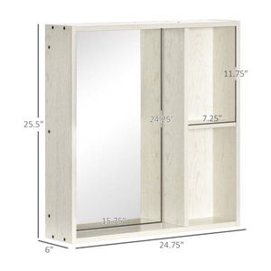 Wall Cabinet for Bath Mirrors - Product Image 1
