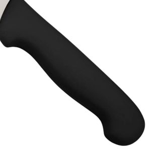 Couteaux à désosser la viande à manche noir avec une fine lame courbée argentée et un repose-doigts ergonomique pour la préparation et la découpe de la volaille - Product Image 3